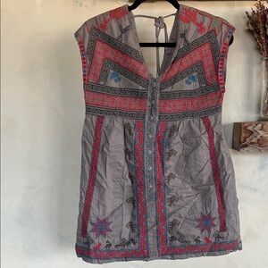 Johnny Was Biya Embroidered Tunic